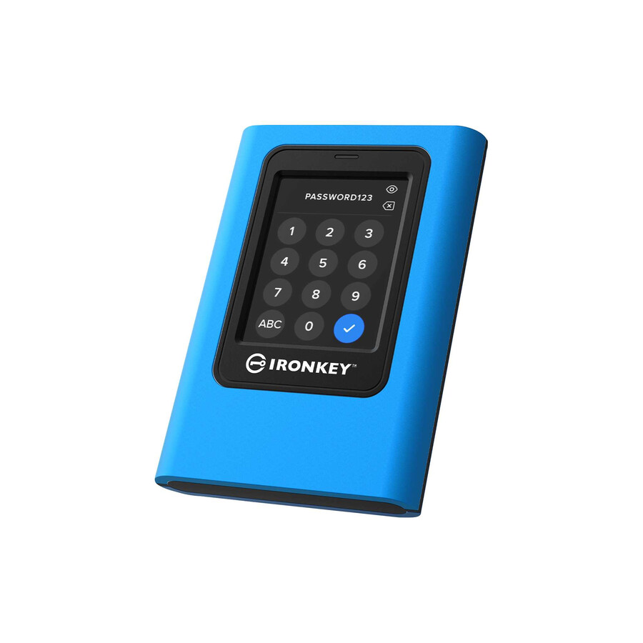 externí ssd disk kingston ironkey vault privacy 80 – kapacita = 192 tb