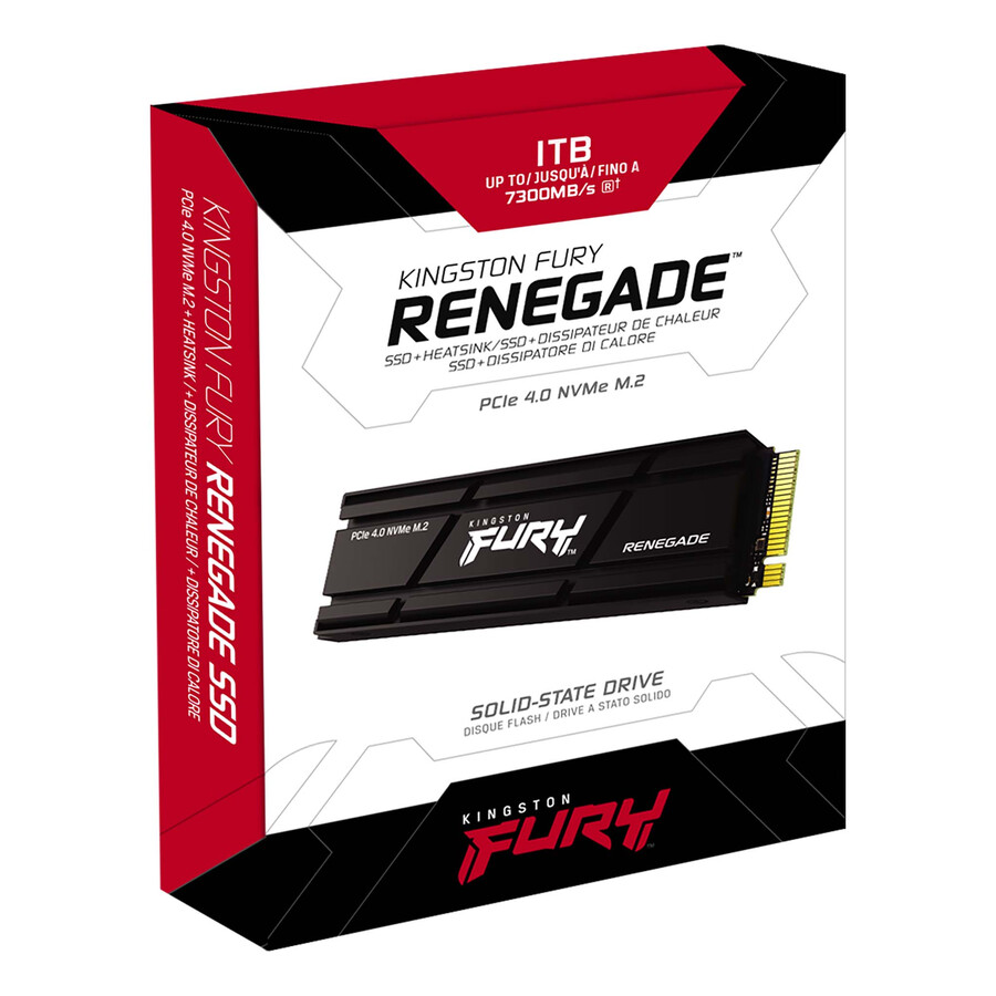 kingston fury renegade pcie 4.0 nvme m.2 ssd - číslo dílu=sfyrdk4000g