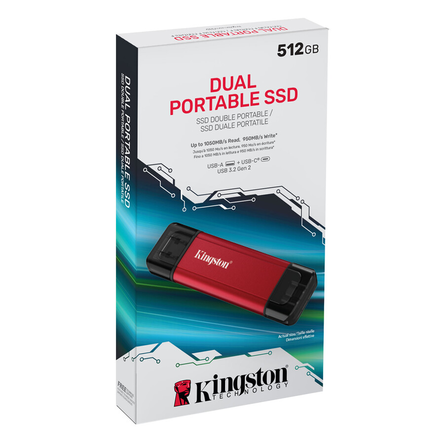 duální přenosný ssd disk – číslo dílu=spsd2tb