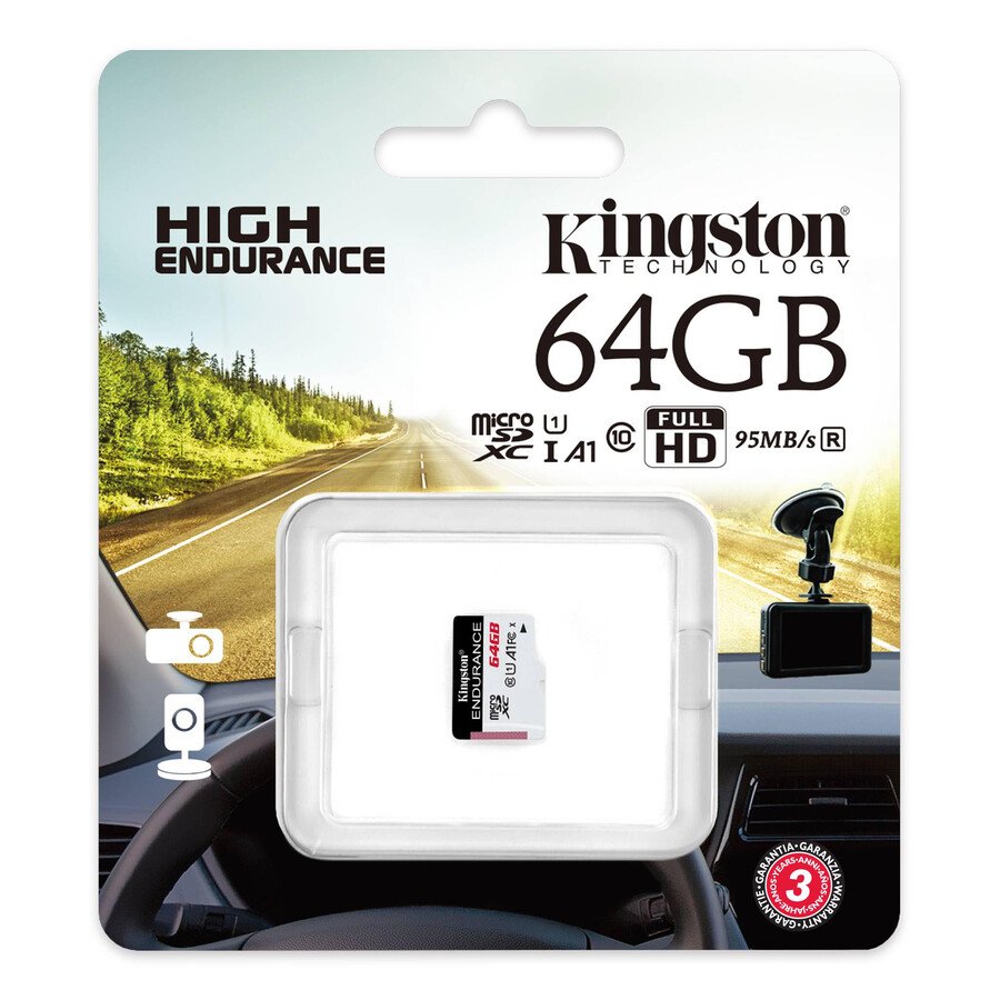 vysoce odolná paměťová karta microsd - číslo dílu=sdce64gb