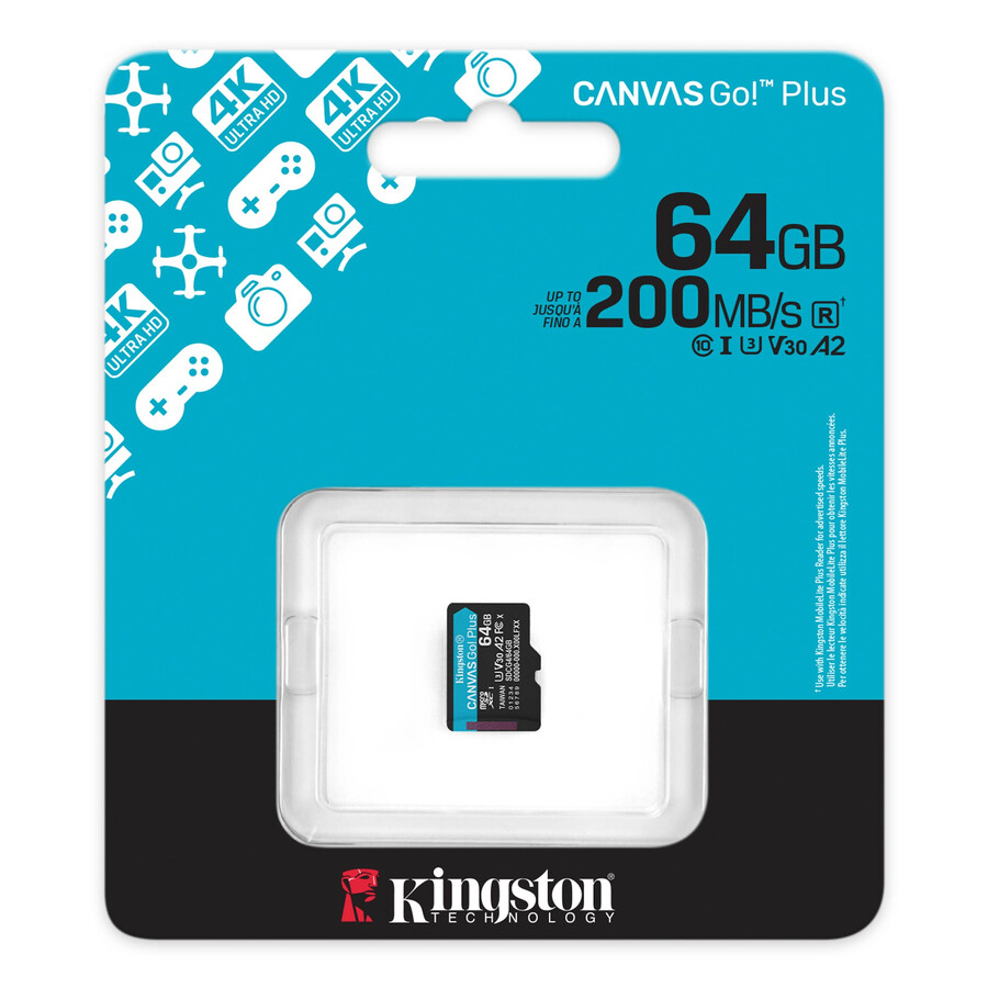 paměťová karta microsd canvas go plus – číslo dílu=sdcg4128gbsp