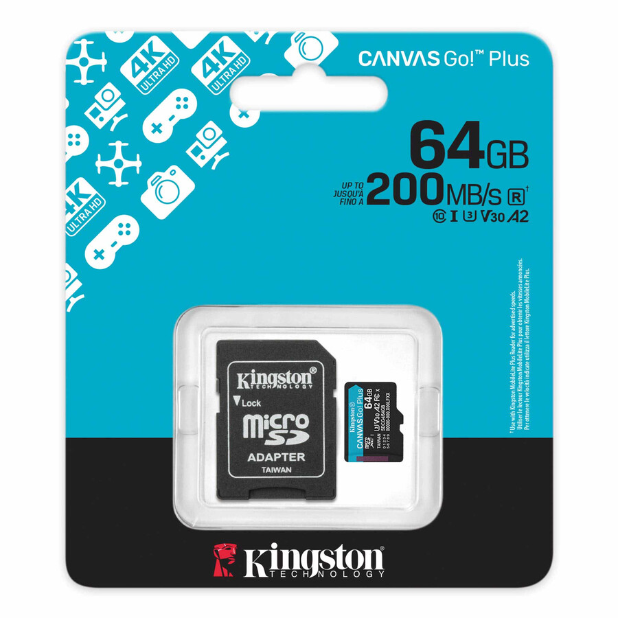 paměťová karta microsd canvas go plus – číslo dílu=sdcg4128gbsp