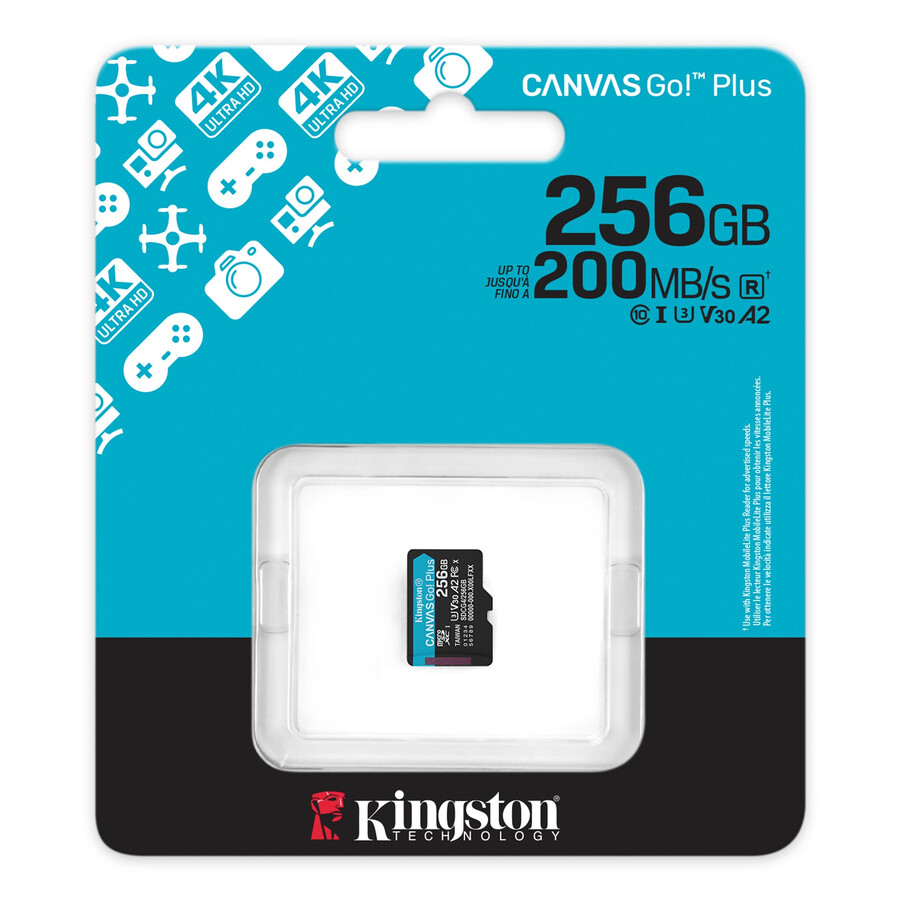 paměťová karta microsd canvas go plus – číslo dílu=sdcg4256gb