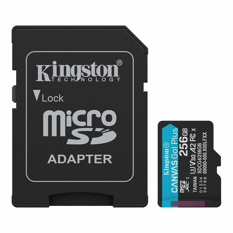 paměťová karta microsd canvas go plus – číslo dílu=sdcg4256gb