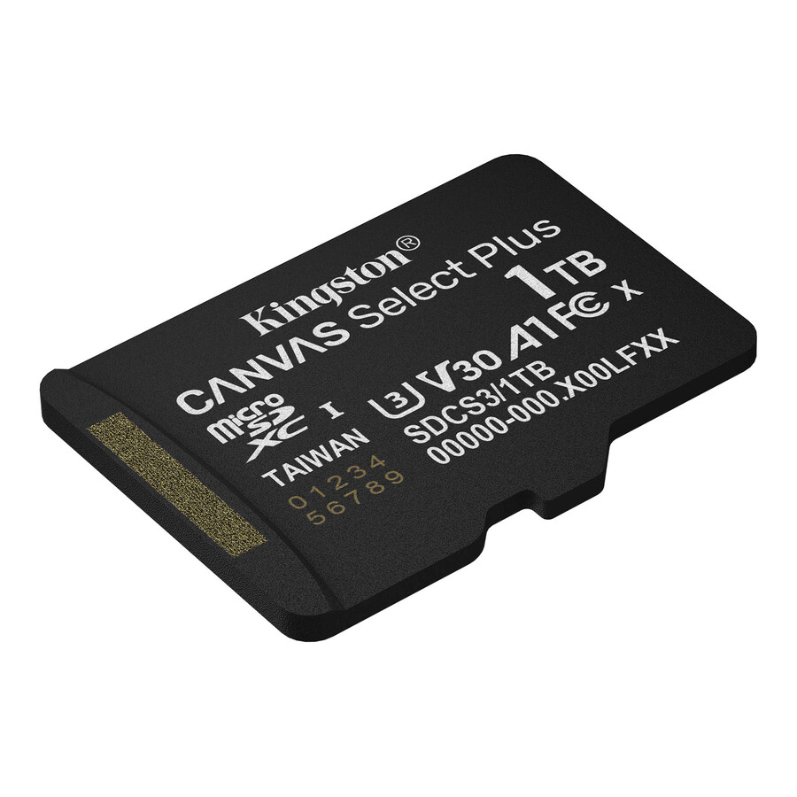 paměťová karta microsd canvas select plus - kapacita = 64 gb adaptér = žádný