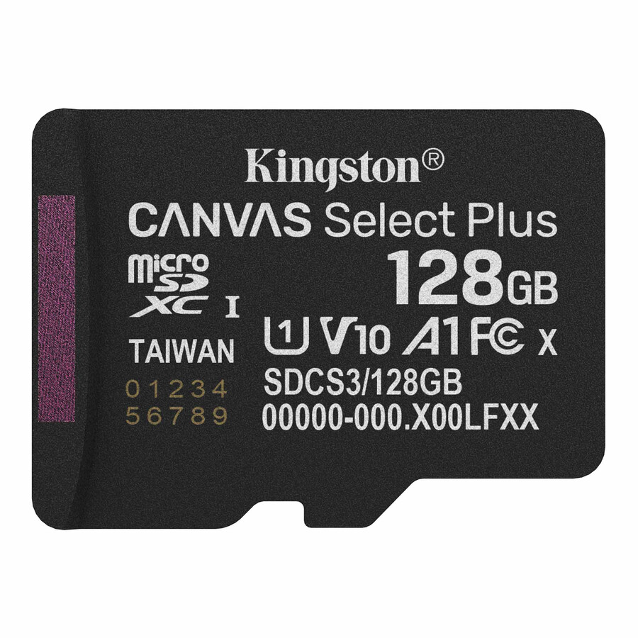paměťová karta microsd canvas select plus - kapacita=128gb adaptér=sd adaptér