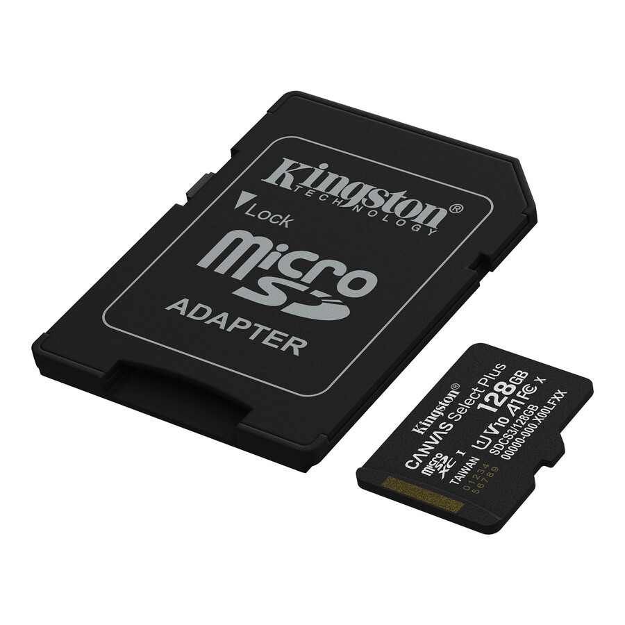 paměťová karta microsd canvas select plus - kapacita=128gb adaptér=sd adaptér