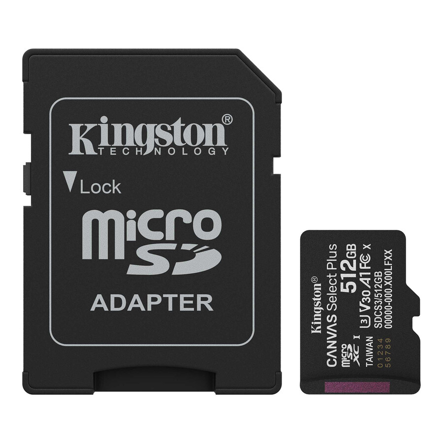 paměťová karta microsd canvas select plus - kapacita=128gb adaptér=sd adaptér