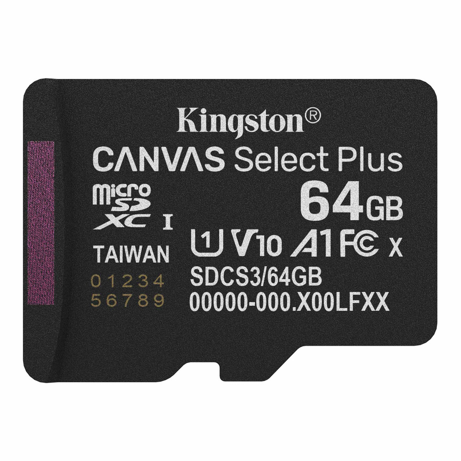 paměťová karta microsd canvas select plus - kapacita=256gb adaptér=žádný