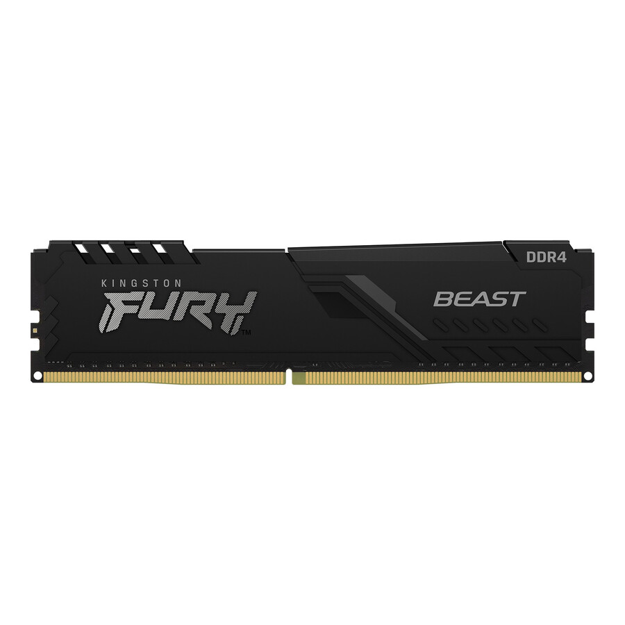 paměť kingston fury beast ddr4 - rychlost = 3600 mts celková kapacita sada = 8 gb sada = jeden modul hustota paměti dram = 8 gbit