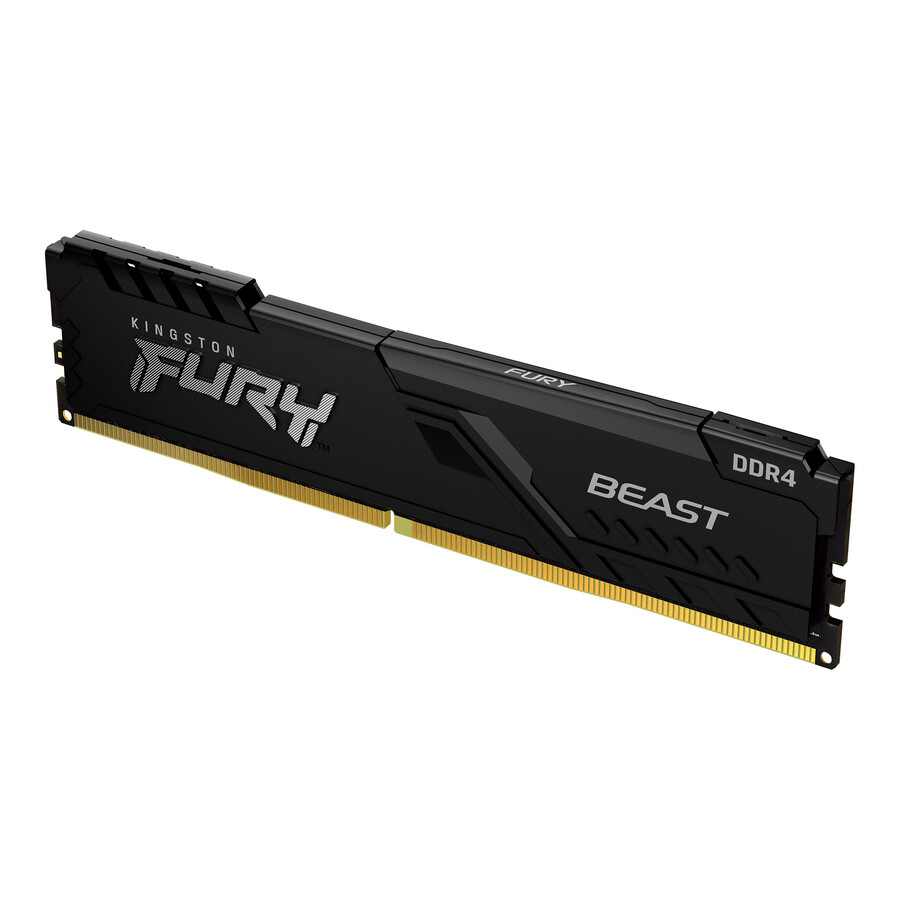 paměť kingston fury beast ddr4 - rychlost = 3200 mts celková kapacita sada = 32 gb sada = jeden modul hustota paměti dram = 16 gbit