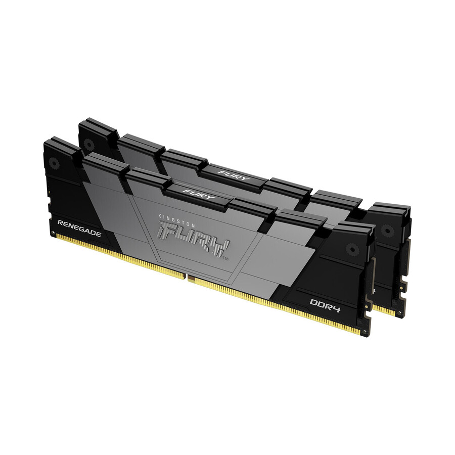 paměť kingston fury renegade ddr4 - rychlost = 3200 mts celková kapacita sada = 16 gb sada = sada 2 dramů hustota = 8 gbit
