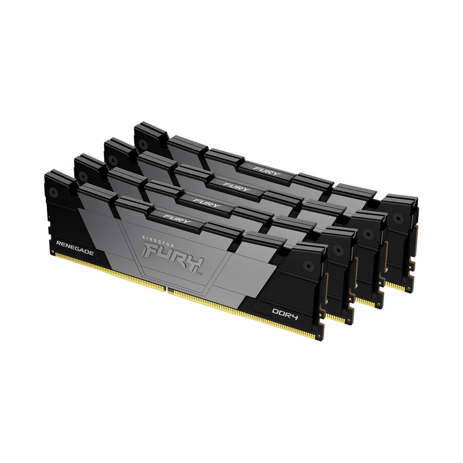 paměť kingston fury renegade ddr4 - rychlost = 3200 mts celková kapacita sada = 16 gb sada = sada 2 dramů hustota = 8 gbit
