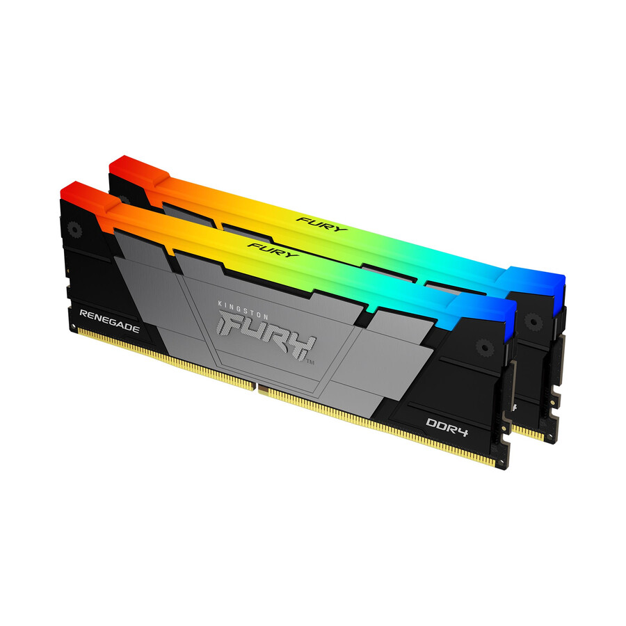 paměť kingston fury renegade ddr4 rgb - rychlost = 3200 mts celková kapacita sada = 8 gb sada = jeden modul hustota paměti dram = 8 gbit
