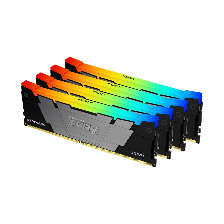 paměť kingston fury renegade ddr4 rgb - rychlost = 3200 mts celková kapacita sada = 8 gb sada = jeden modul hustota paměti dram = 8 gbit
