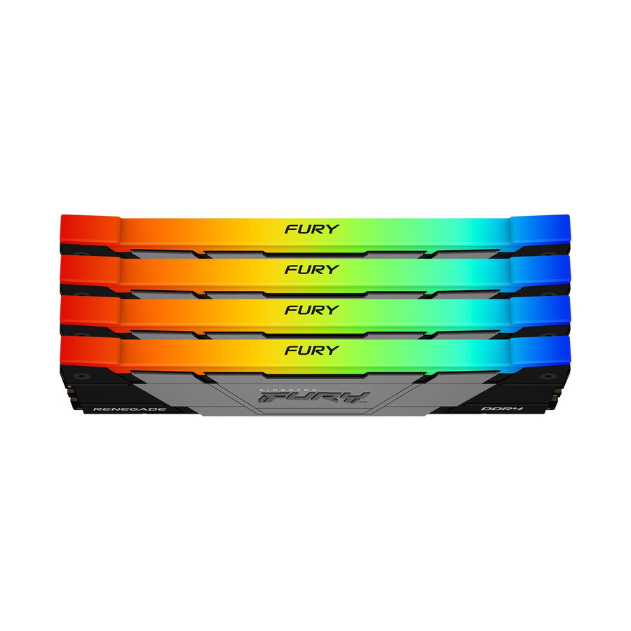paměť kingston fury renegade ddr4 rgb - rychlost = 3200 mts celková kapacita sada = 64 gb sada = sada 2 ram hustota = 16 gbit