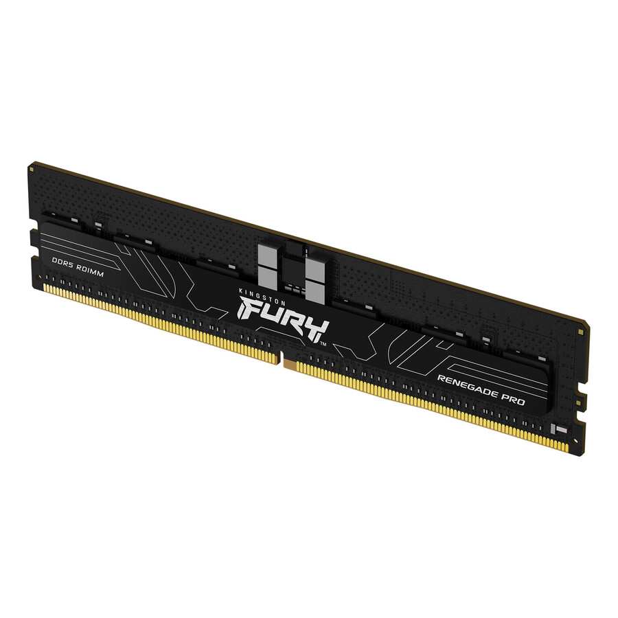 paměť kingston fury renegade pro ddr5 rdimm - rychlost = 4800 mts celková kapacita sada = 16 gb sada = jeden modul hustota paměti dram = 16 gb typ profilu = plug n play