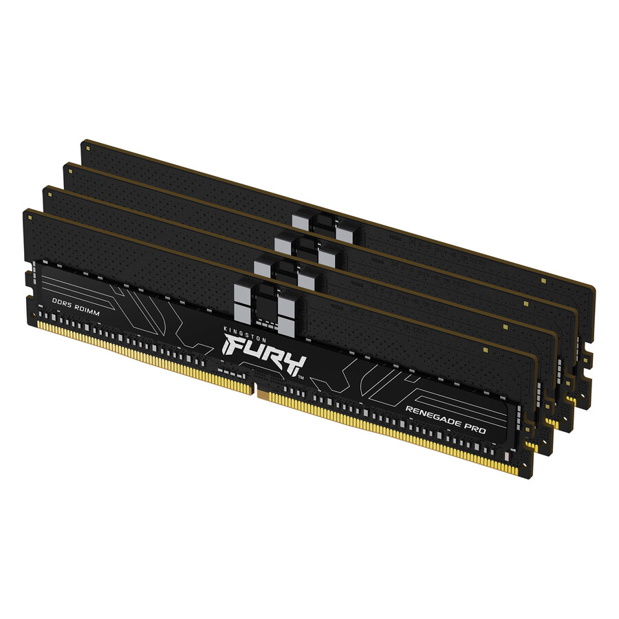 paměť kingston fury renegade pro ddr5 rdimm - rychlost = 4800 mts celková kapacita sada = 16 gb sada = jeden modul hustota paměti dram = 16 gb typ profilu = plug n play