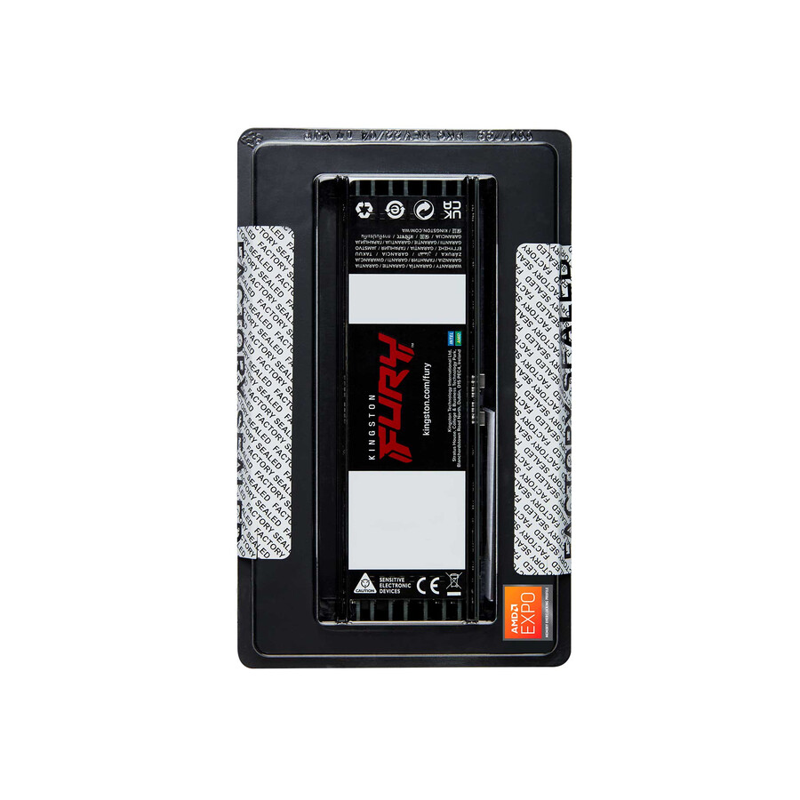 paměť kingston fury renegade pro ddr5 rdimm - rychlost = 4800 mts celková kapacita sada = 32 gb sada = jeden modul hustota paměti dram = 16 gb typ profilu = plug n play