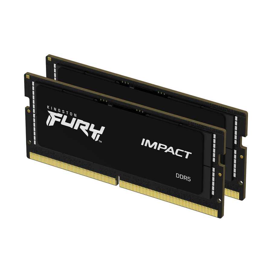 paměť kingston fury impact ddr5 - rychlost = 5600 mts celková kapacita sada = 32 gb sada = jeden modul hustota paměti dram = 16 gb typ profilu = plug n play