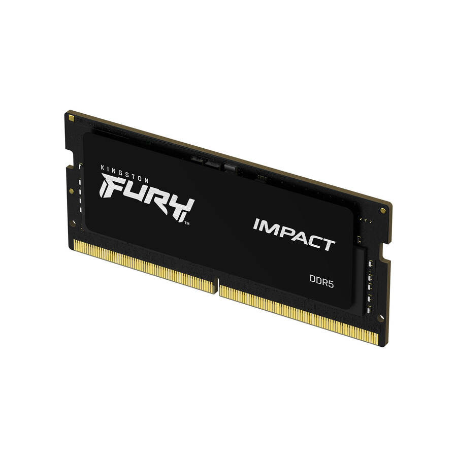 paměť kingston fury impact ddr5 - rychlost = 4800 mts celková kapacita sada = 64 gb sada = sada 2 ram hustota = 16 gb typ bitového profilu = plug n play
