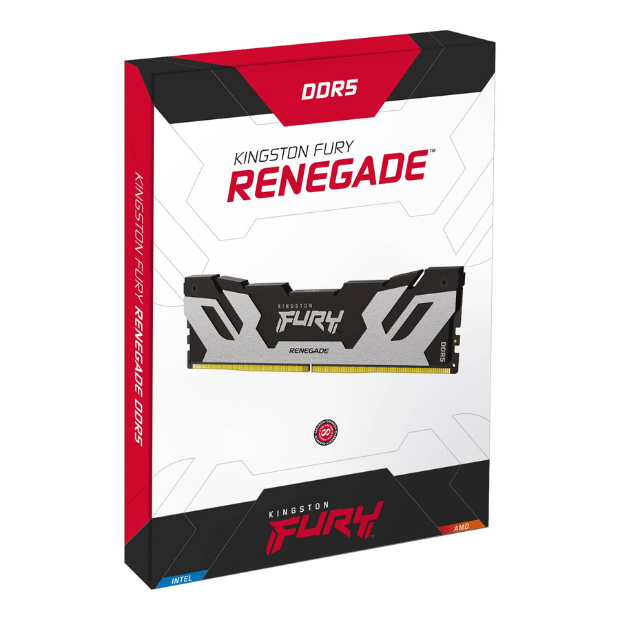 paměť kingston fury renegade ddr5 - typ modulu = udimm rychlost = 7600 mts celková kapacita sada = 32 gb sada = sada 2 ks hustota paměti dram = 16 gb barva bitů = černá