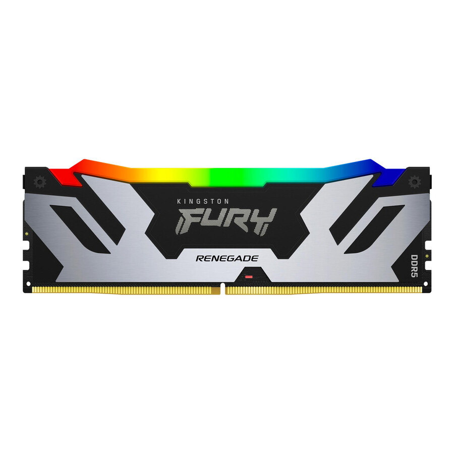 paměť kingston fury renegade ddr5 rgb - typ modulu = udimm rychlost = 7200 mts celková kapacita sada = 48 gb sada = sada 2 dramů hustota bitů = 24 gb barva bitů = černá