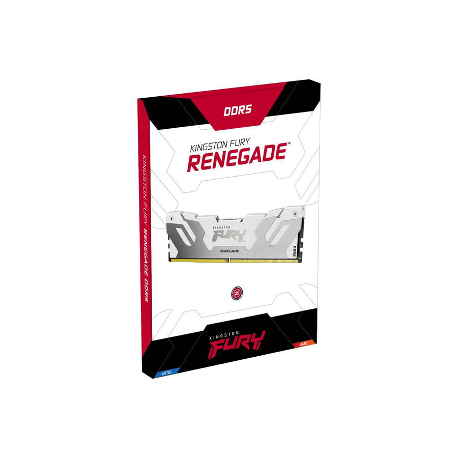 paměť kingston fury renegade ddr5 rgb - typ modulu = udimm rychlost = 7200 mts celková kapacita sada = 32 gb sada = sada 2 ks hustota paměti dram = 16 gb barva bitů = černá
