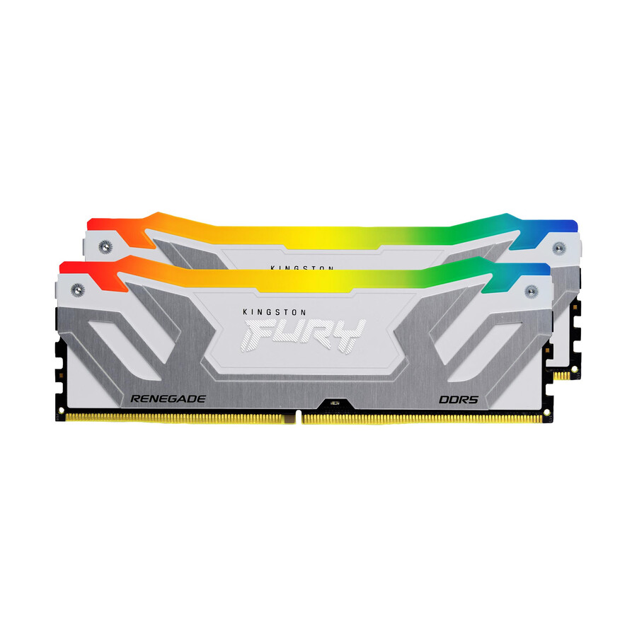 paměť kingston fury renegade ddr5 rgb - typ modulu = udimm rychlost = 8000 mts celková kapacita sada = 48 gb sada = sada 2 dramů hustota bitů = 24 gb barva bitů = černá