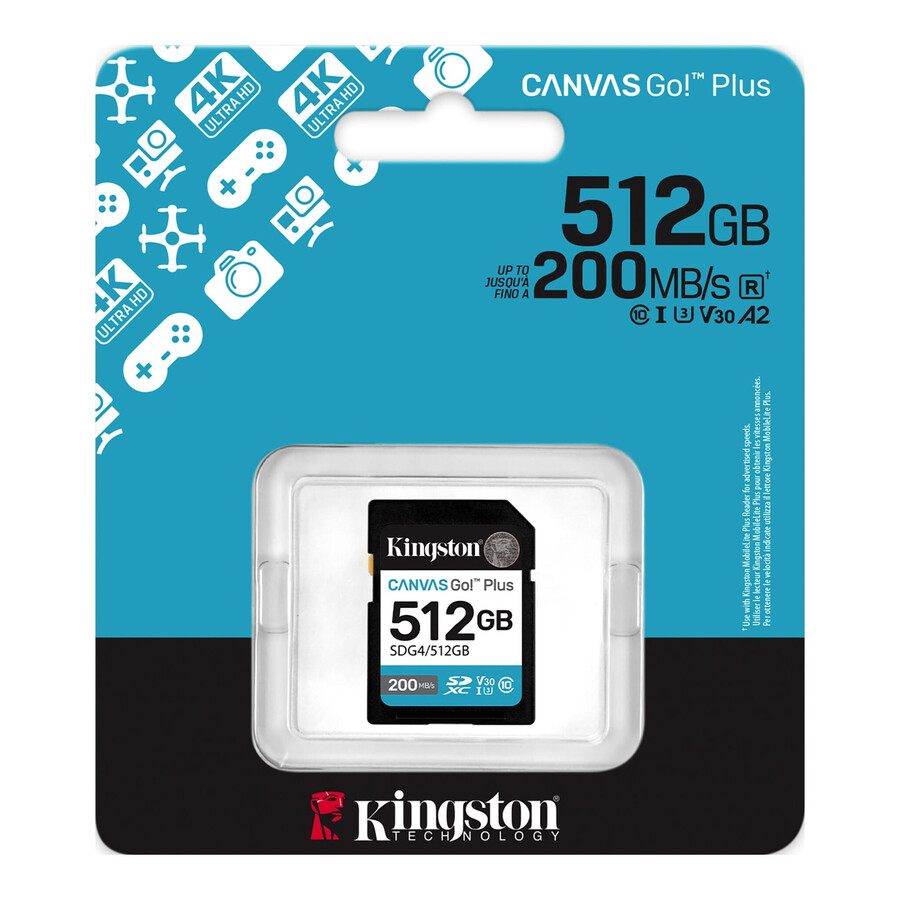 paměťová karta sd canvas go plus – číslo dílu=sdg4128gb