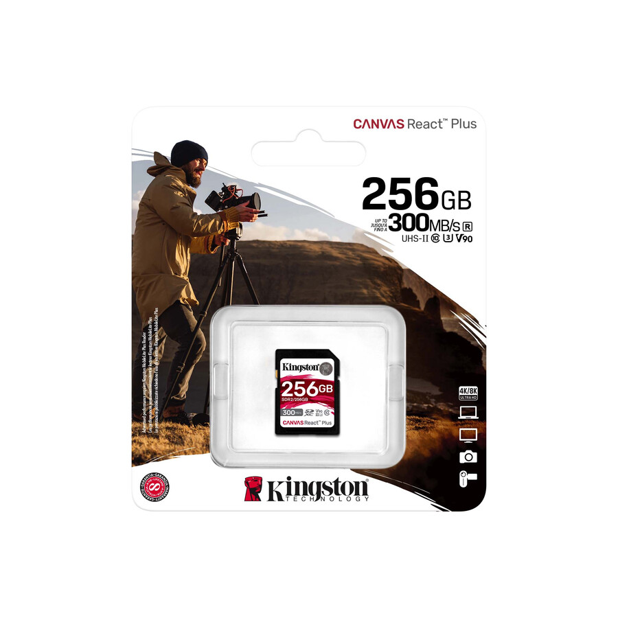 paměťová karta canvas react plus sd - kapacita = 32 gb