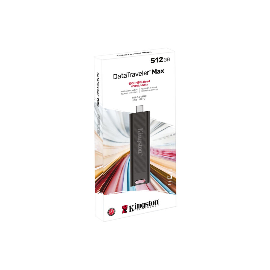 flash disk datatraveler max usb 3.2 gen 2 řady - kapacita=512gb konektor=usb-c