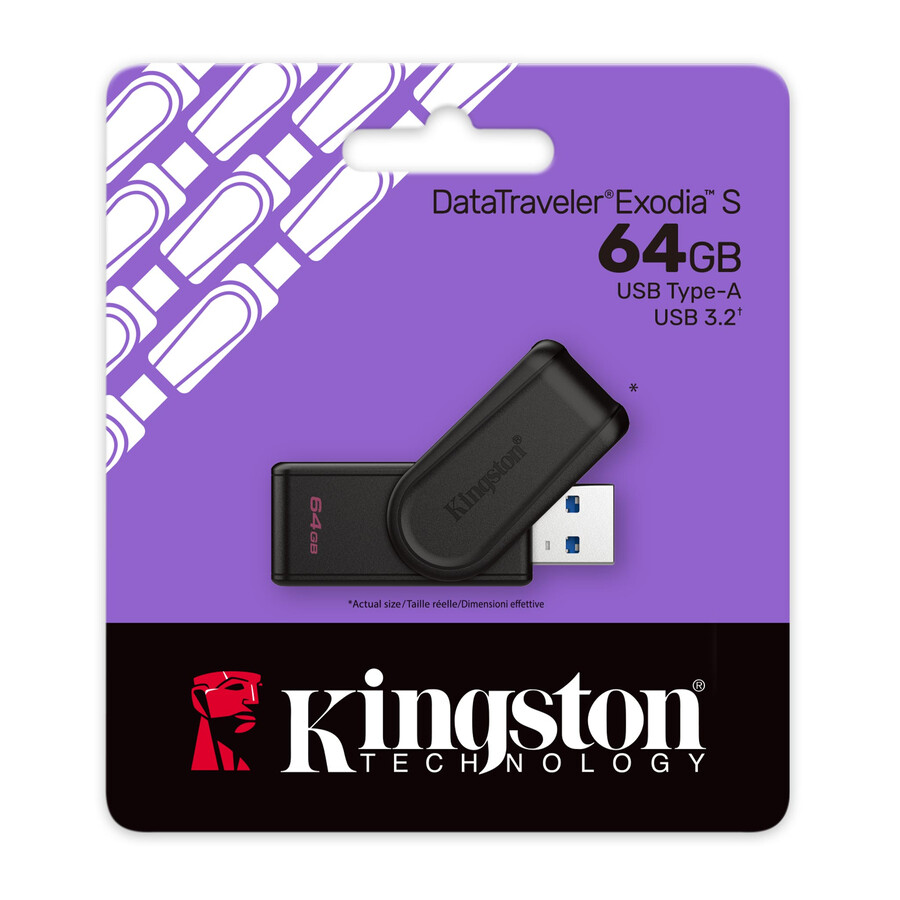 usb flash disk datatraveler exodia s – kapacita = 512 gb
