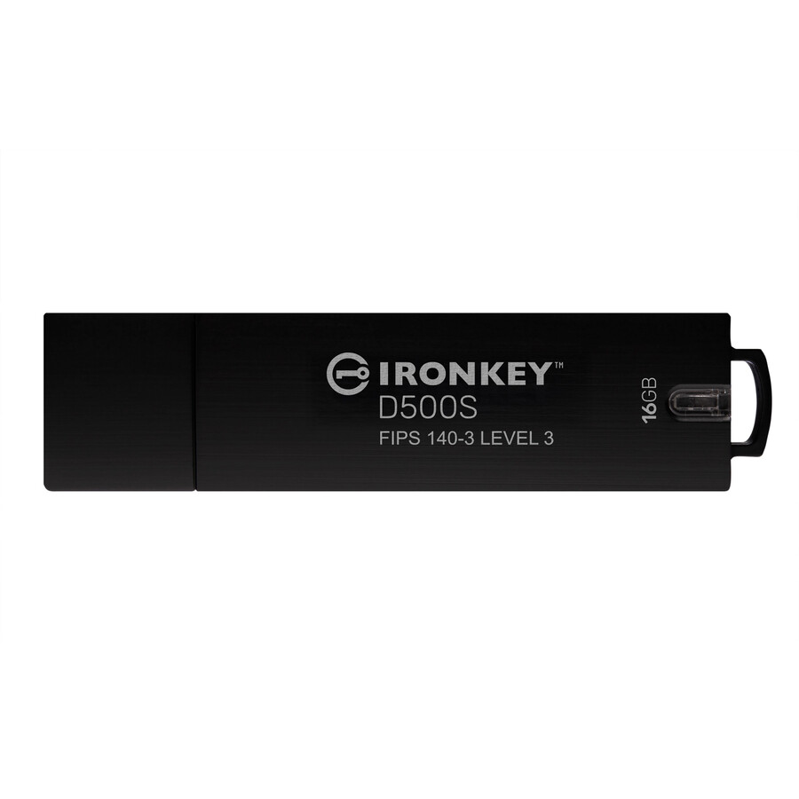 usb flash disk kingston ironkey d500s - kapacita = 16 gb