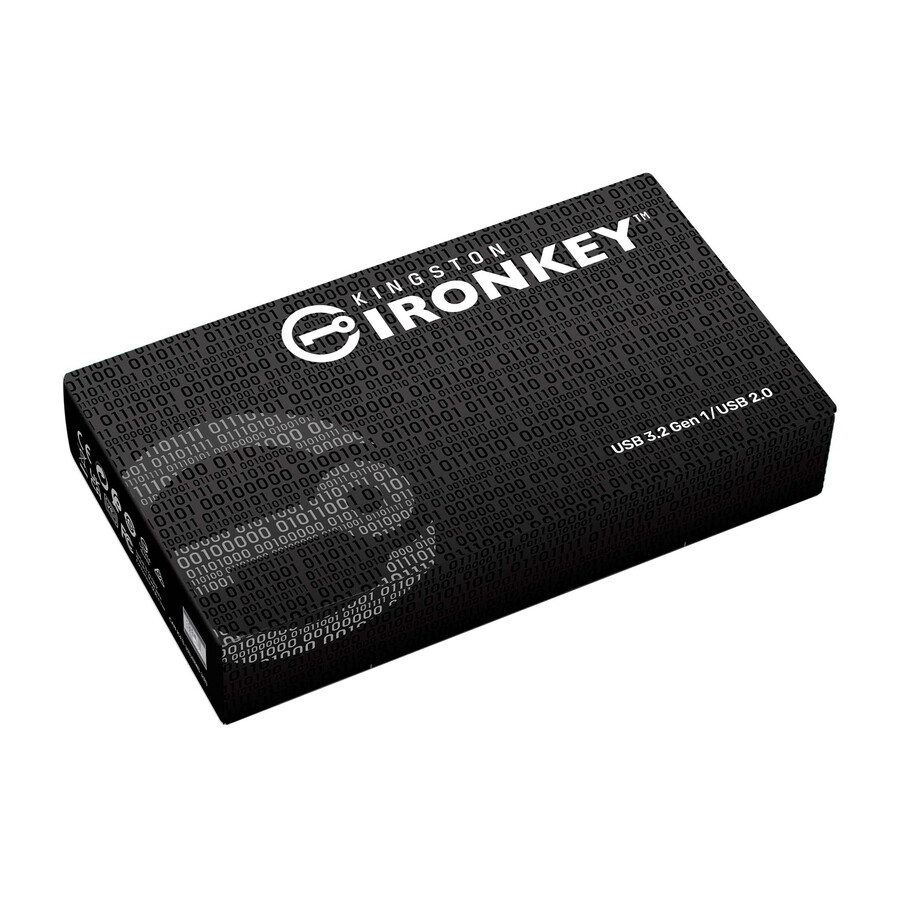 usb flash disk kingston ironkey d500s - kapacita = 16 gb