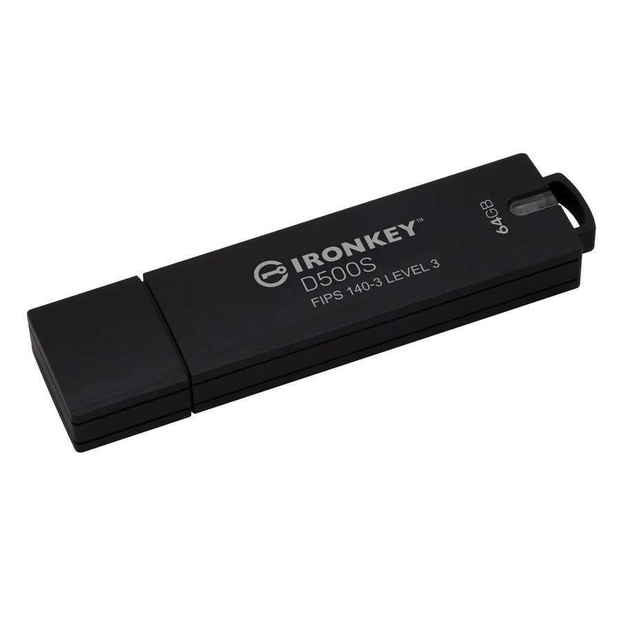 usb flash disk kingston ironkey d500s - kapacita = 16 gb