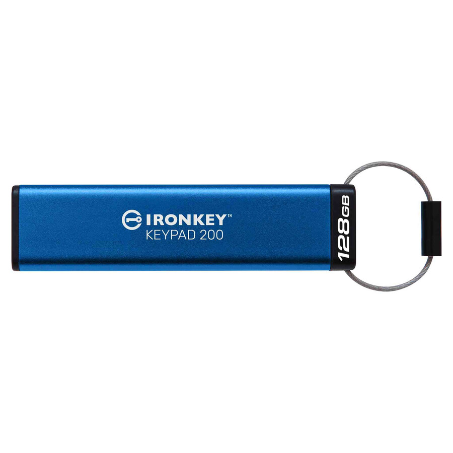 usb flash disk kingston ironkey keypad řady 200 - kapacita=16gb konektor=usb-a